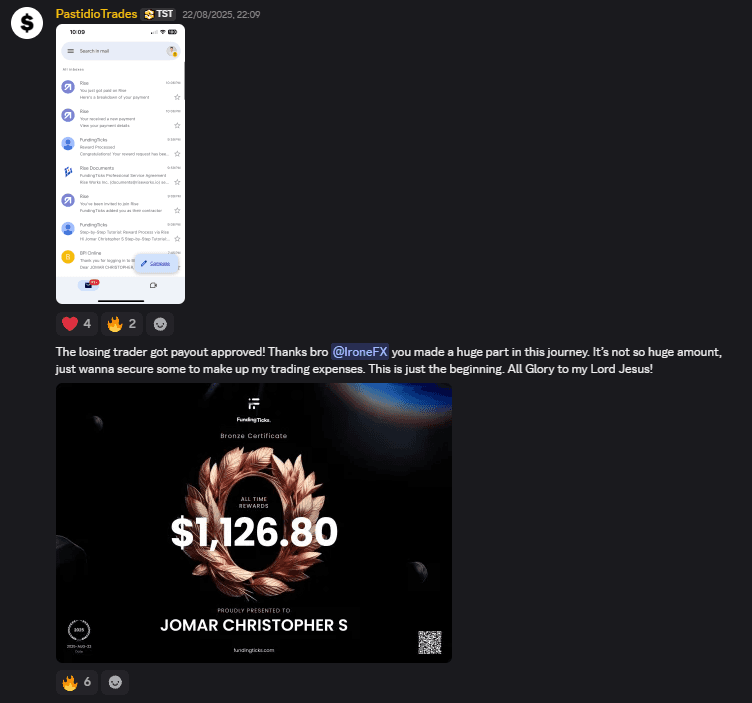 PastidioTrades's trading result